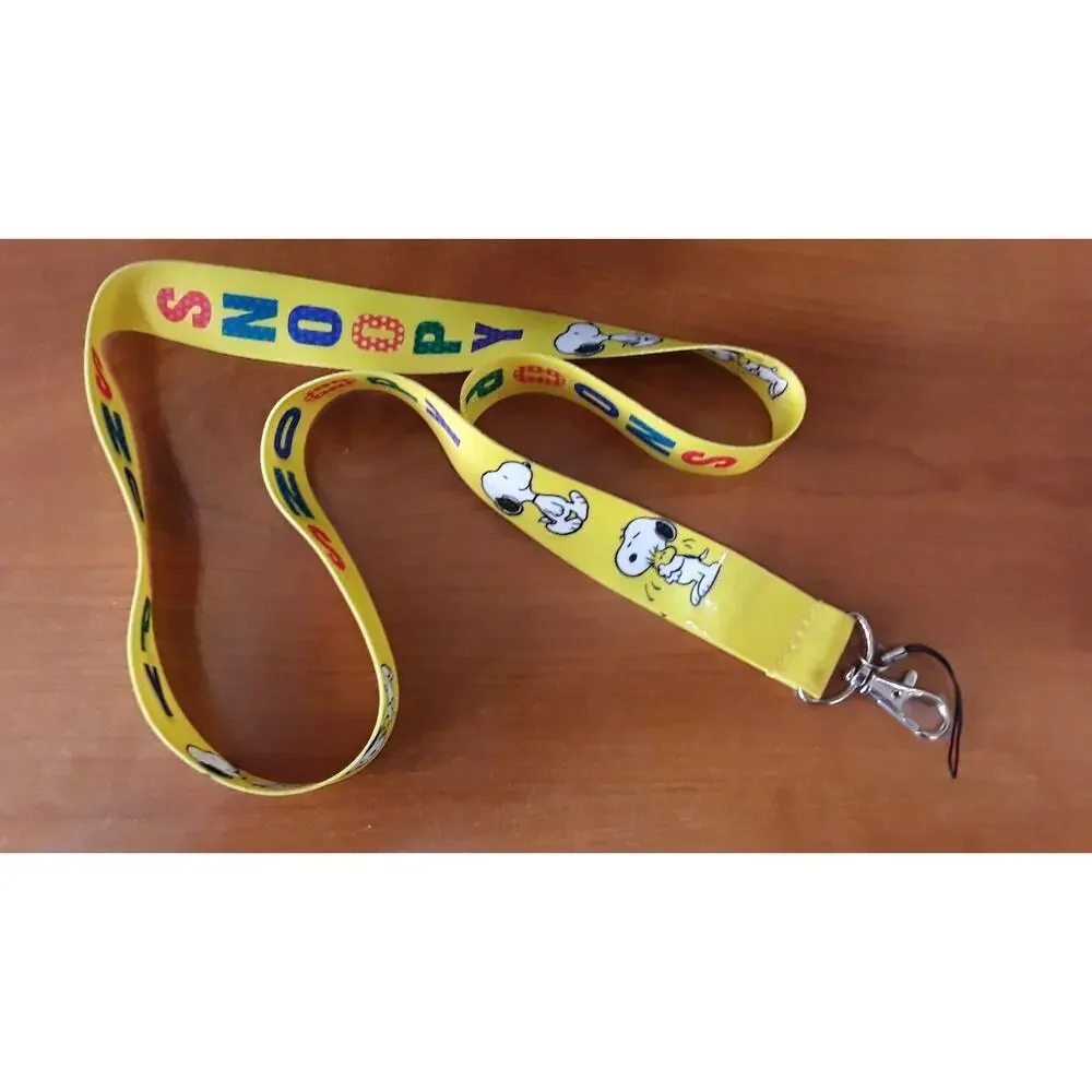 Snoopy Lanyard Say It Loud, Say It Yellow, Say It Snoopy!